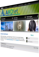 AKOjet homepage